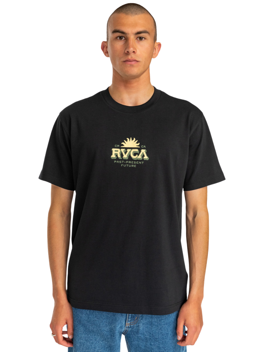 Camiseta Conjunto Tipo RVCA - Preto