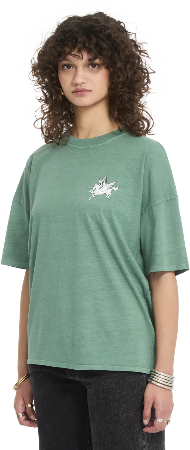 Volcom VOLTRIP TEE camiseta manga corta mujer detail 2 | Evergreen