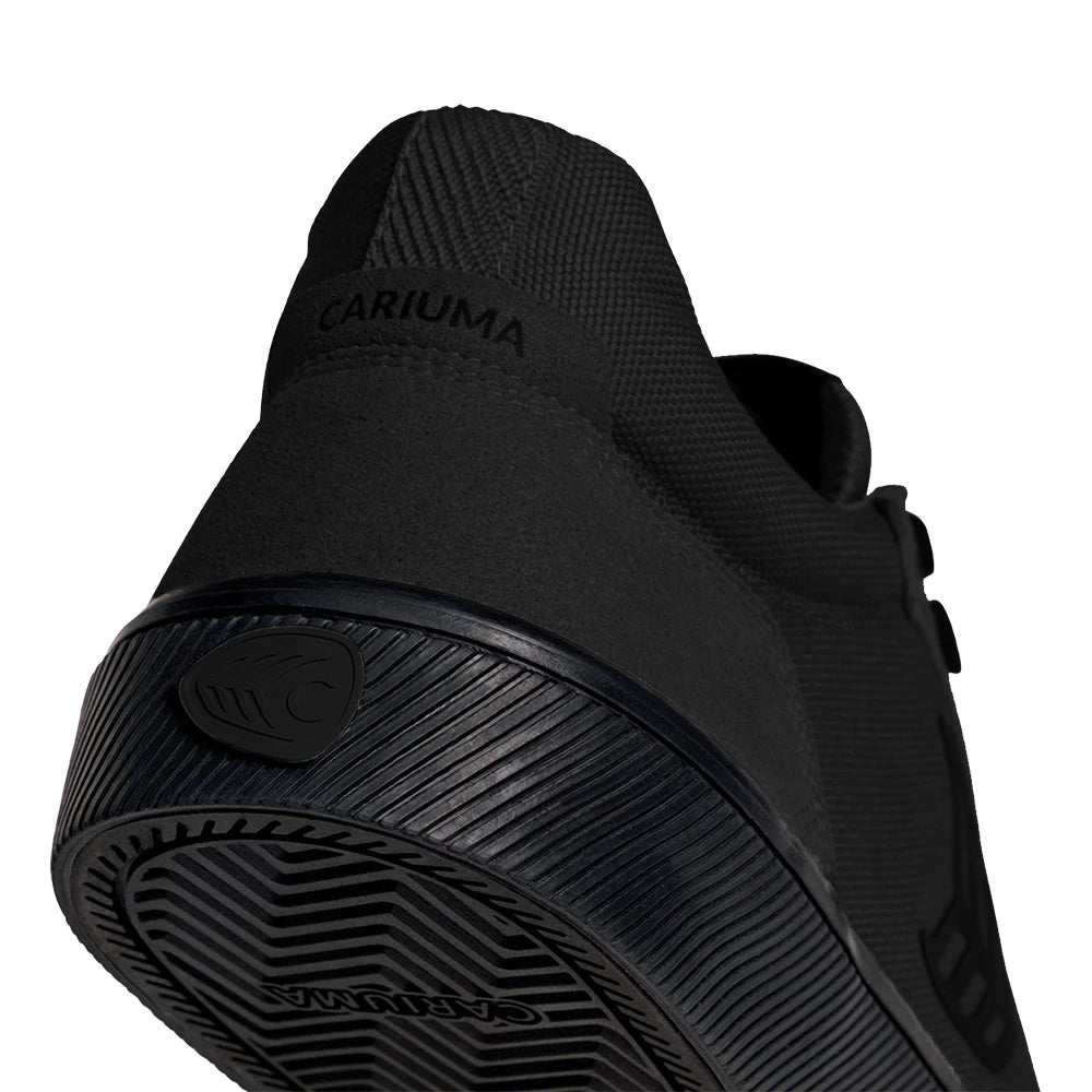 Cariuma Vallely Pro Sneaker - All Black Suede and Cordura