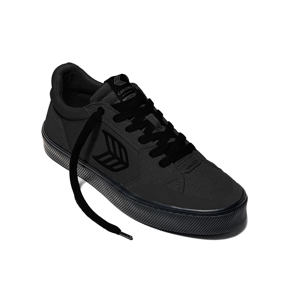 Cariuma Vallely Pro Sneaker - Tout noir en daim et Cordura