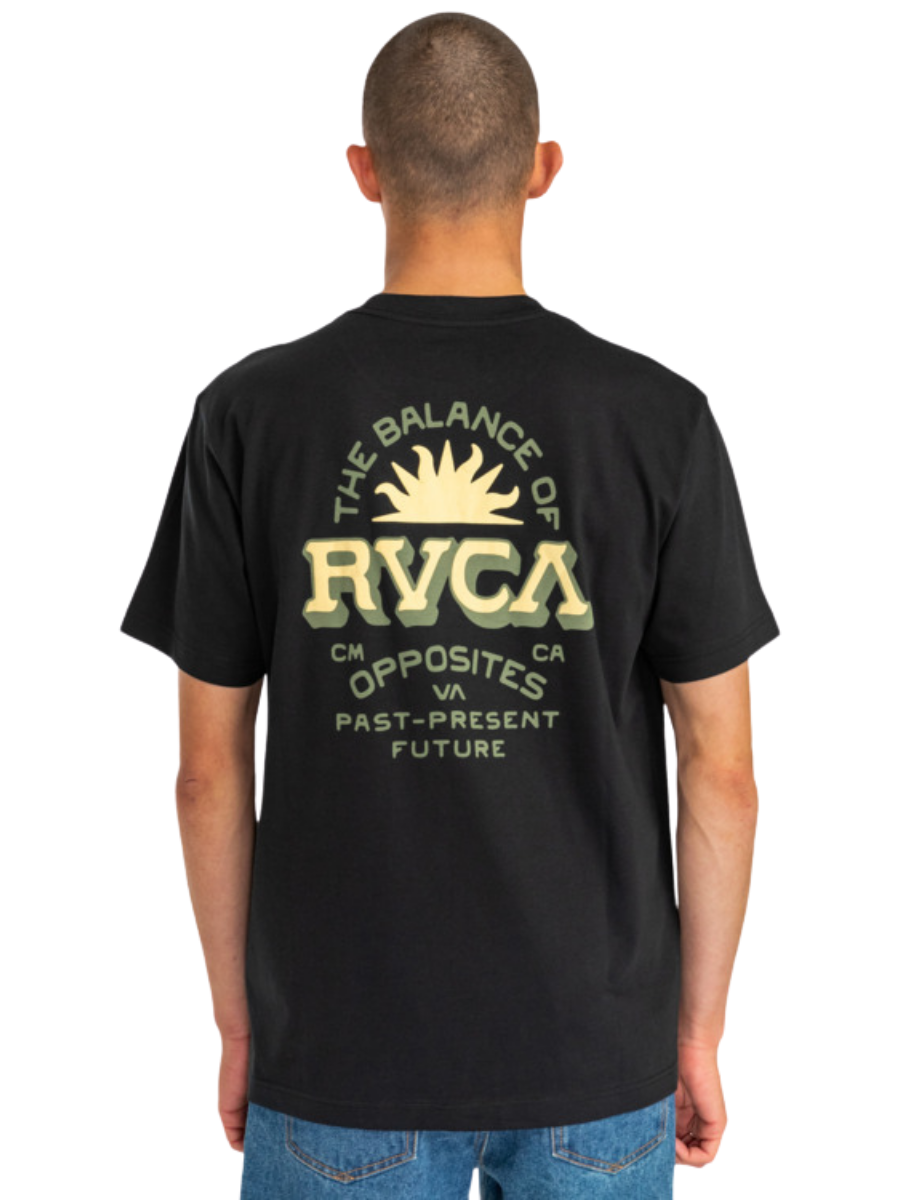 Camiseta Conjunto Tipo RVCA - Preto