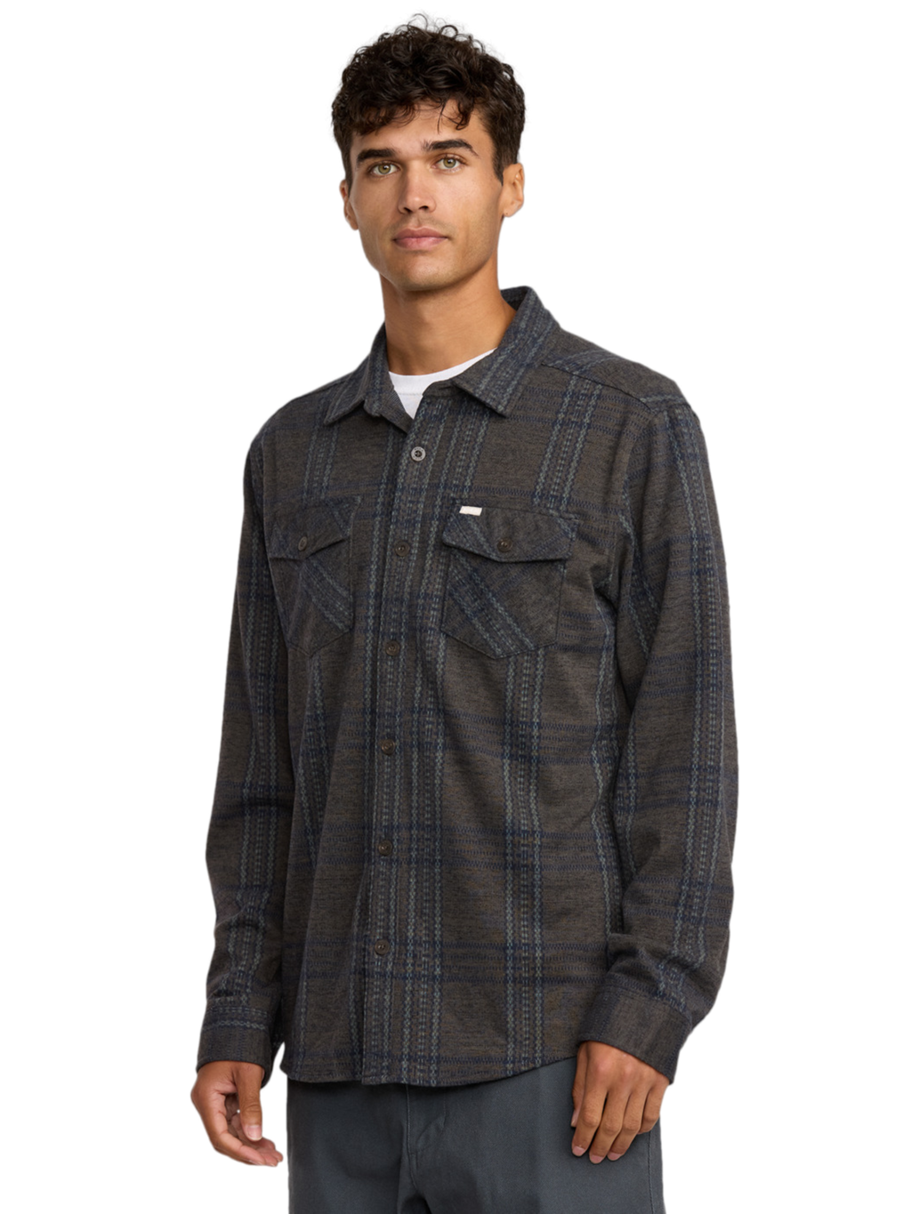 Camisa RVCA Vacancy Flannel | Mushroom