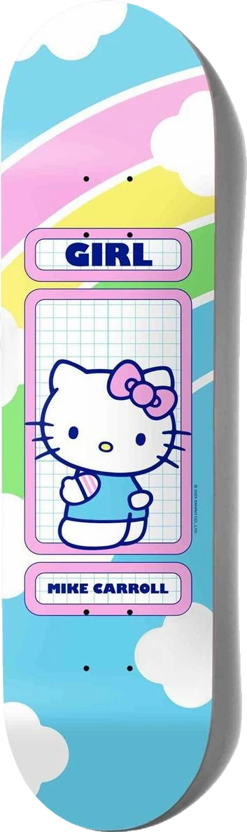 Girl Girl x Carroll Hello Kitty & Friends Rainbow Blind Bag Deck 8.5" tablas de monopatín detail 2 | Rainbow Blind Bag