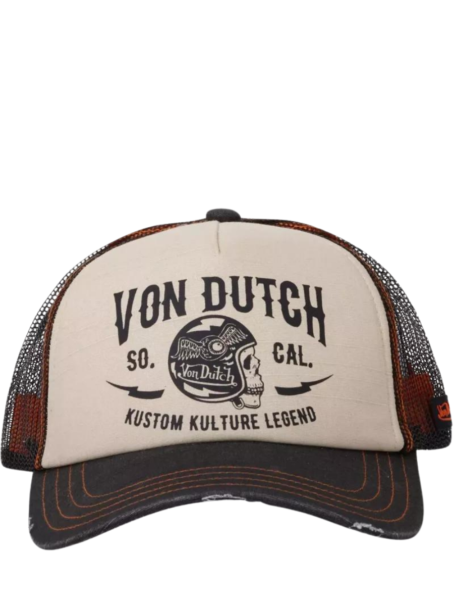 Von Dutch Crew 12 Trucker Cap - Black