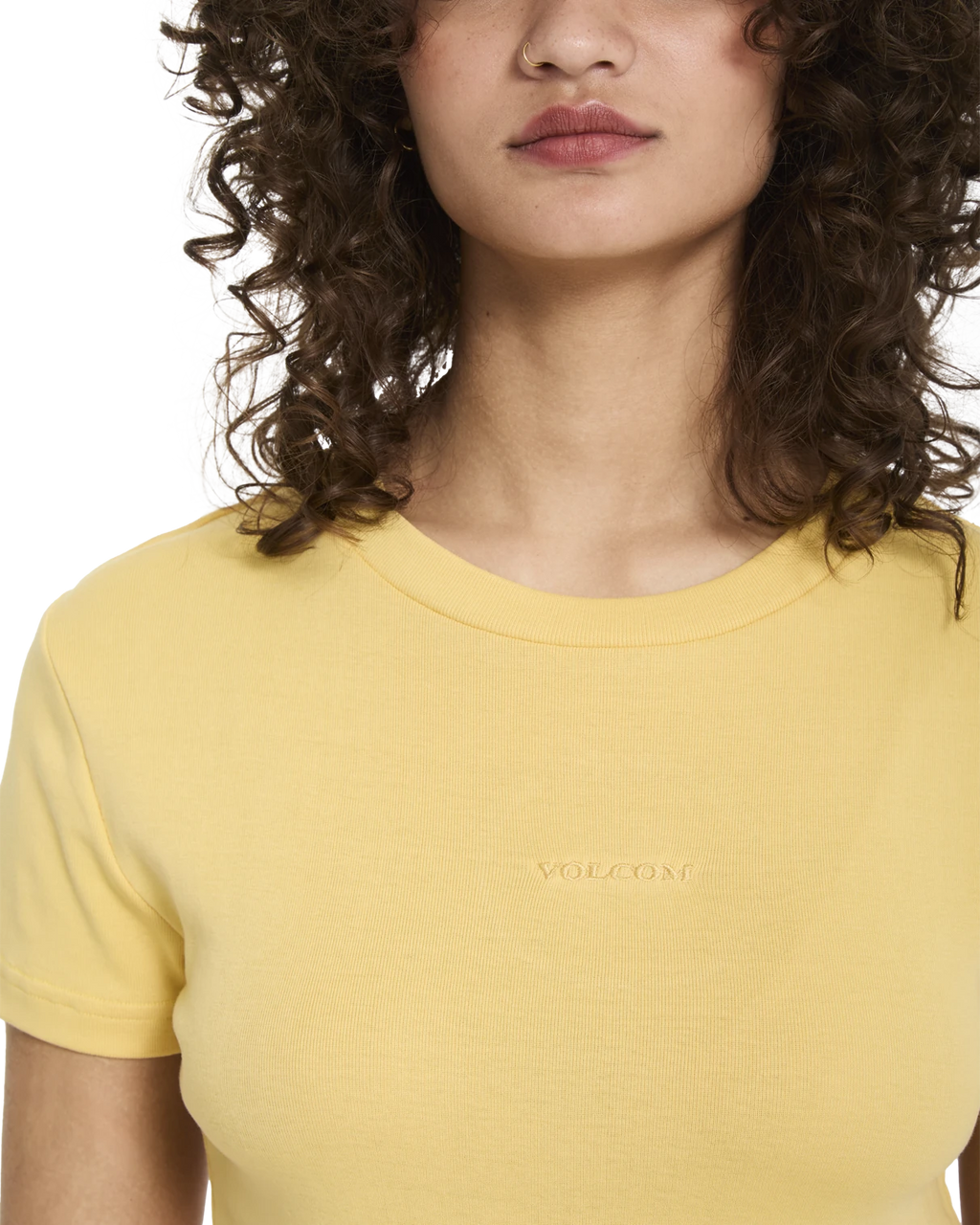 Volcom VOLCOMSTONE TIGHT CROP camiseta manga corta mujer detail 3 | SUNBURST
