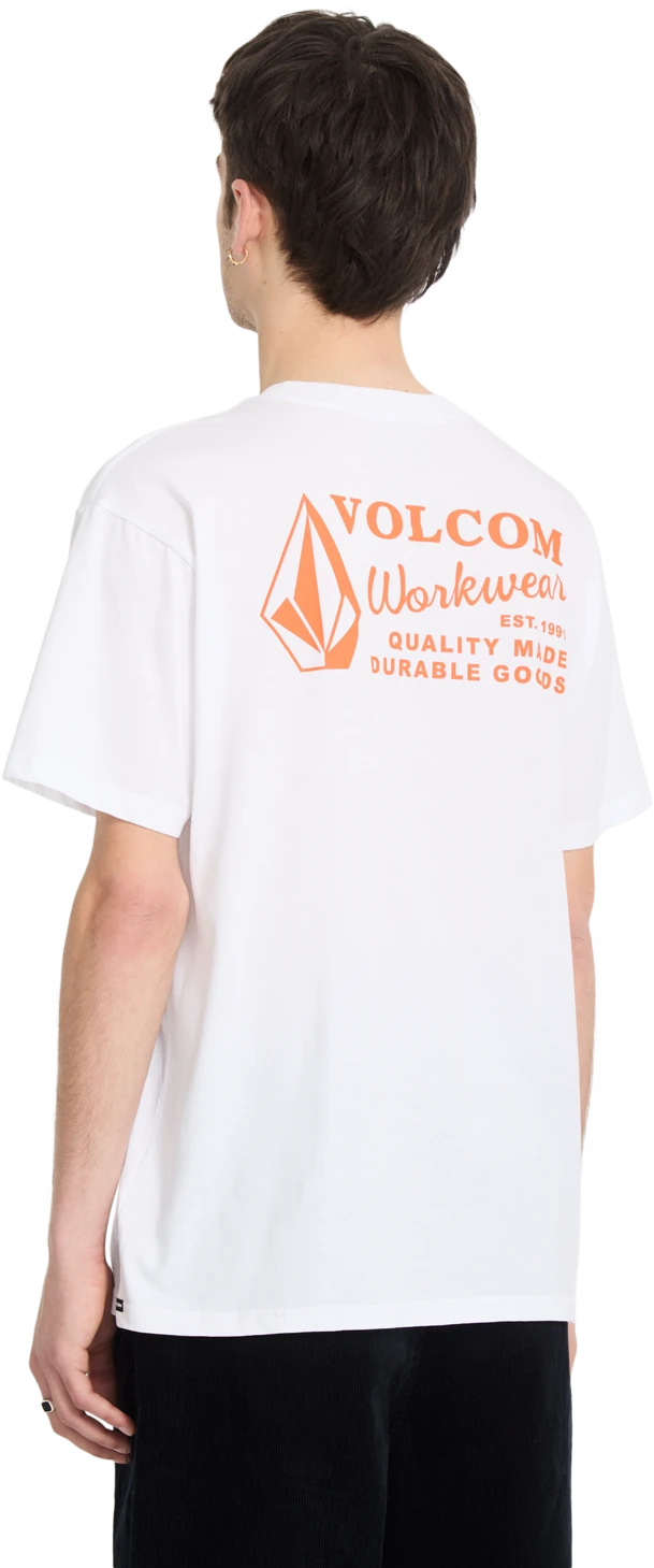 Volcom WORKWEAR SST camiseta manga corta hombre detail 1 | White Combo