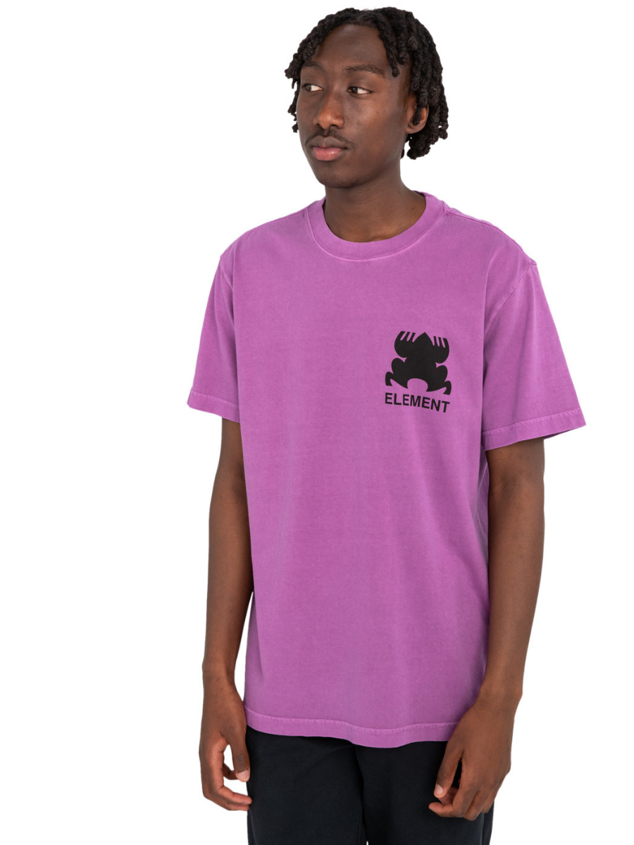 Element Skateboards Critter Kurzarm-T-Shirt – Amethyst