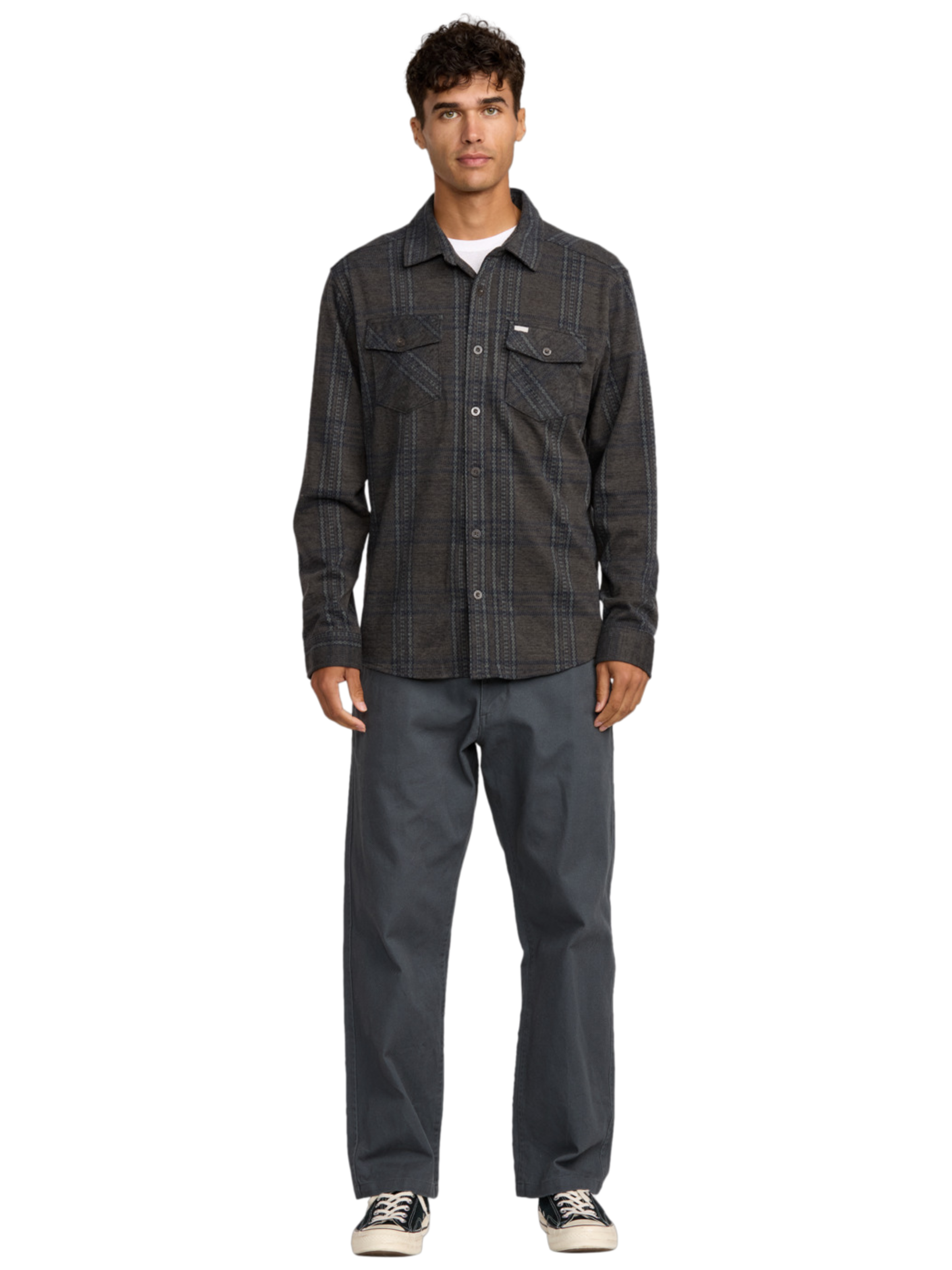 Camisa RVCA Vacancy Flannel | Mushroom