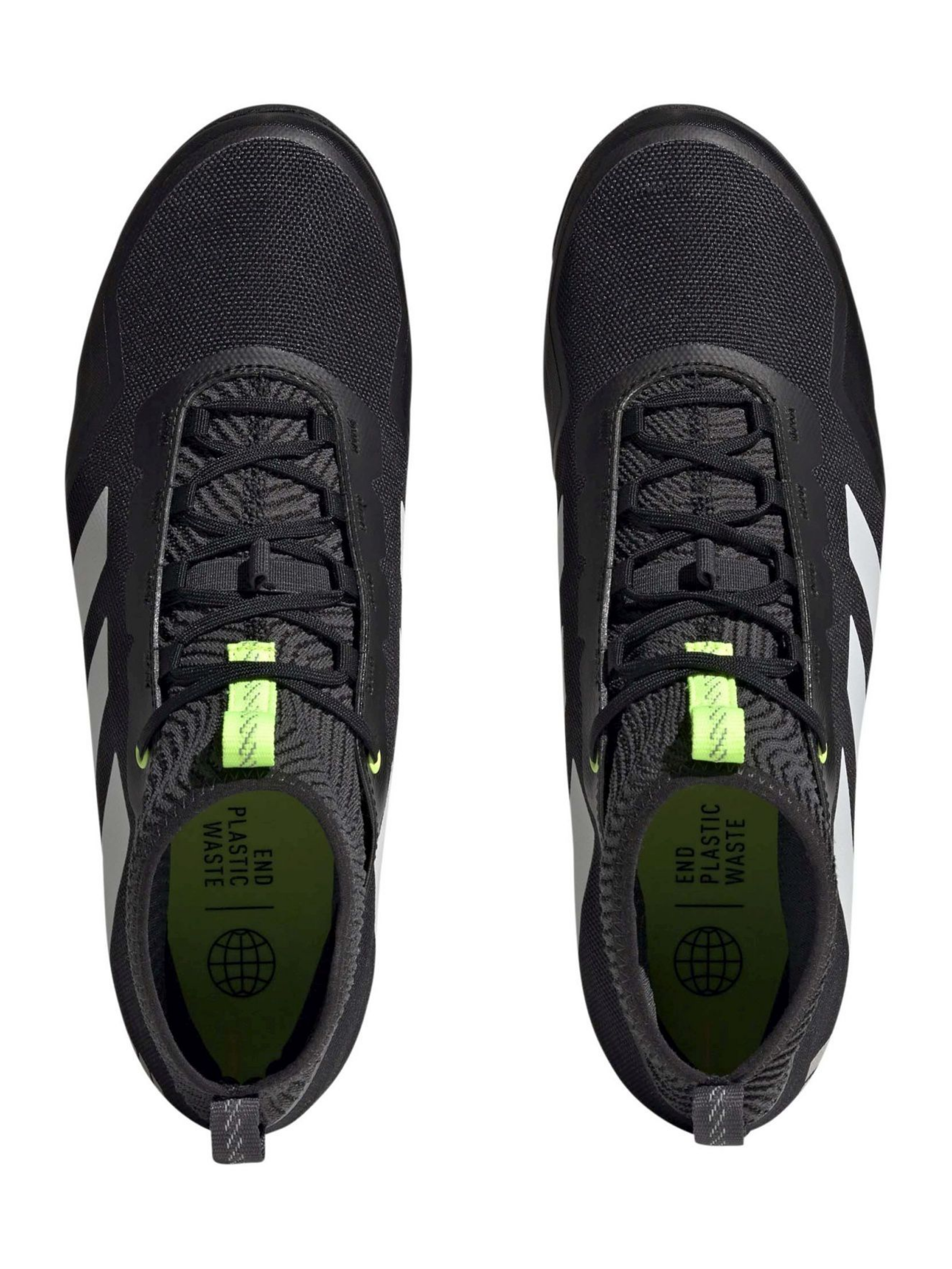 Zapatillas Ciclismo Carretera Adidas The Gravel 2.0 | Core Black / Cloud White / Lucid Lemon