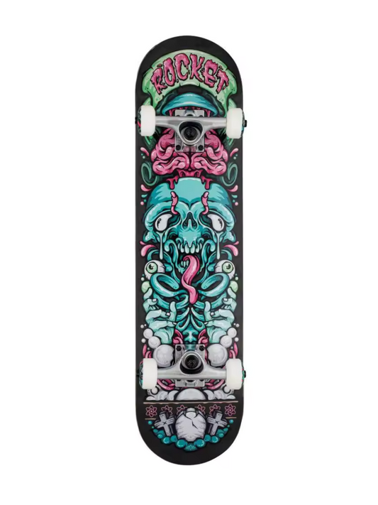 Skateboard completo Skate Rocket Bones Pileup - 7.75" 