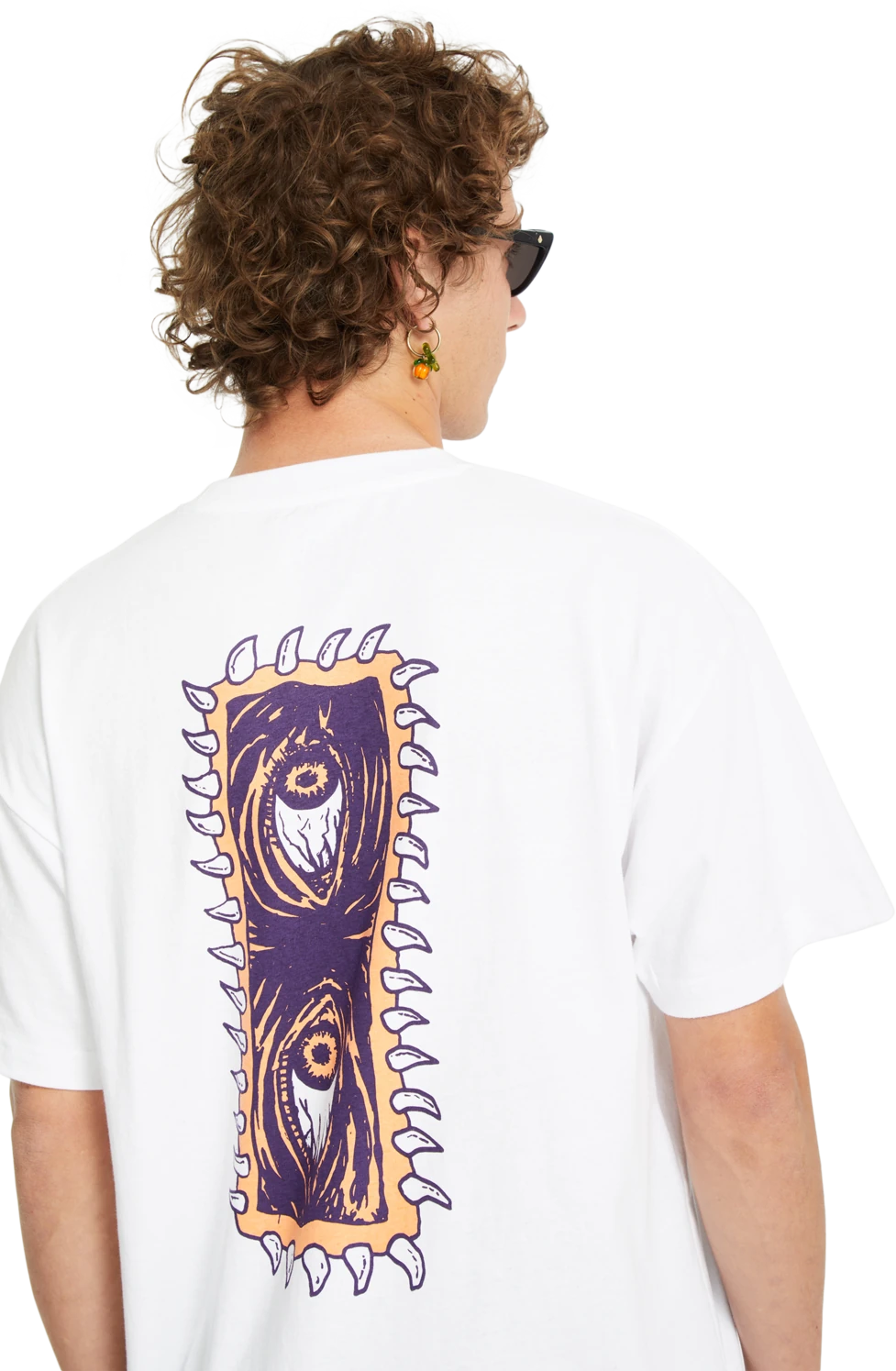 Volcom Eye Rust Lse camiseta manga corta hombre detail 5 | White