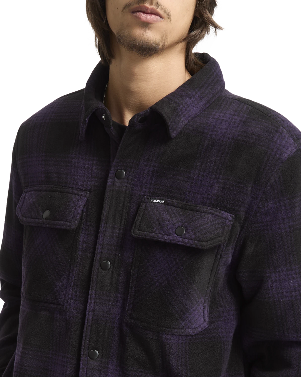 Volcom Bowered sudadera hombre detail 4 | Dark Purple