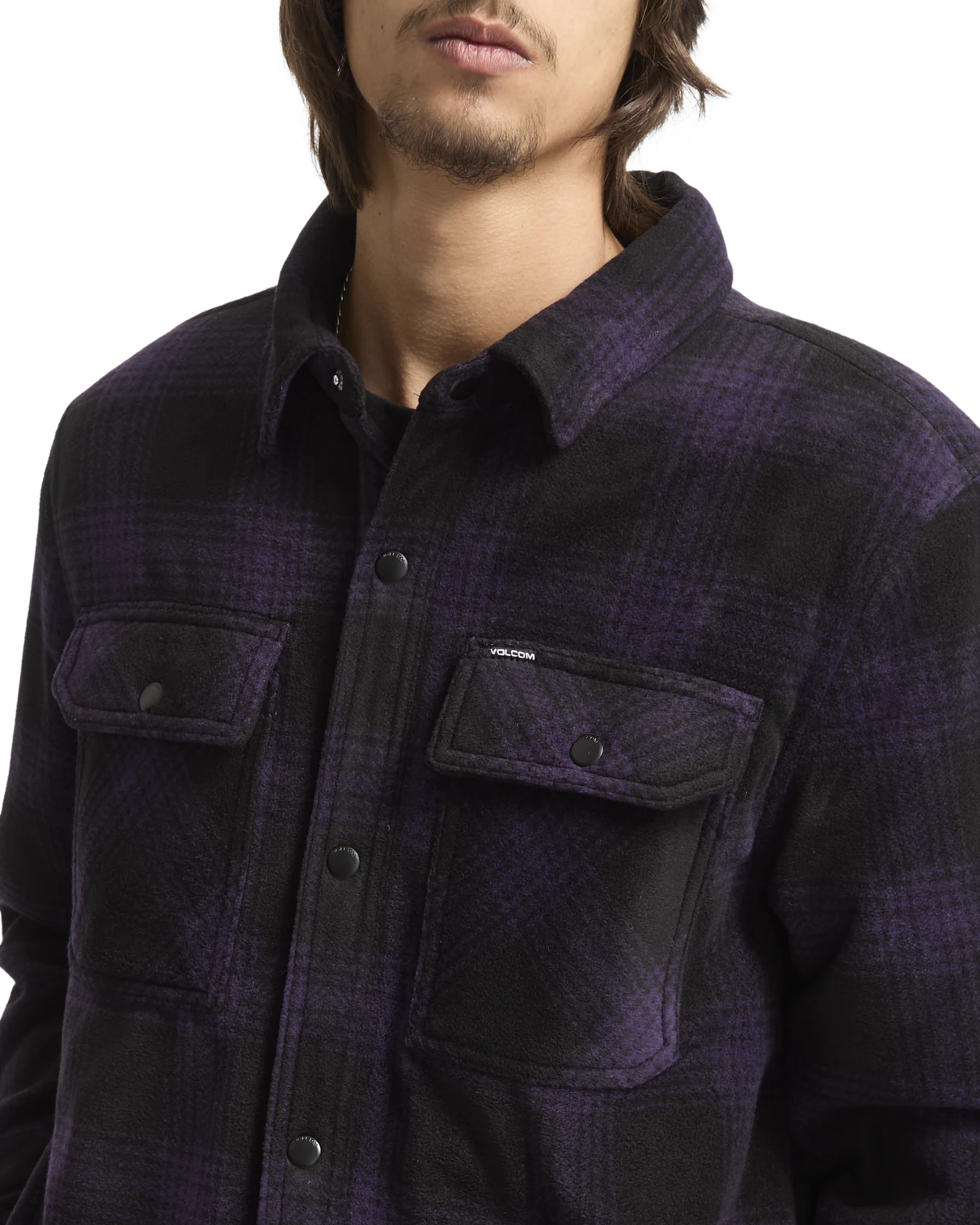 Volcom Bowered sudadera hombre detail 4 | Dark Purple