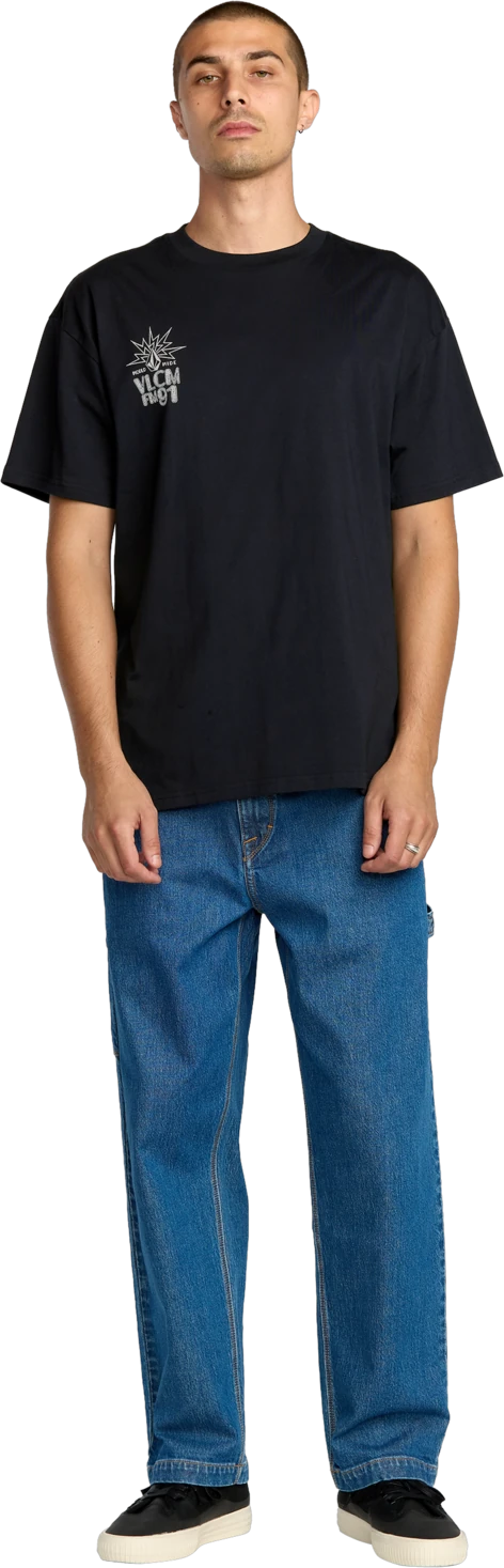 Volcom Tune In camiseta manga corta hombre detail 4 | Antique Black