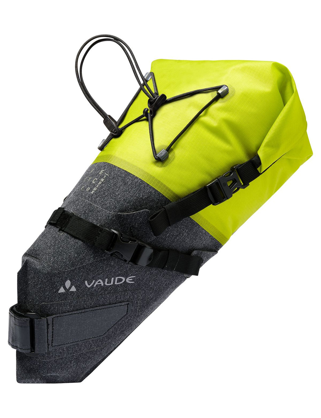 Bikepacking-Tasche Vaude Trailsaddle Compact leuchtend grün schwarz