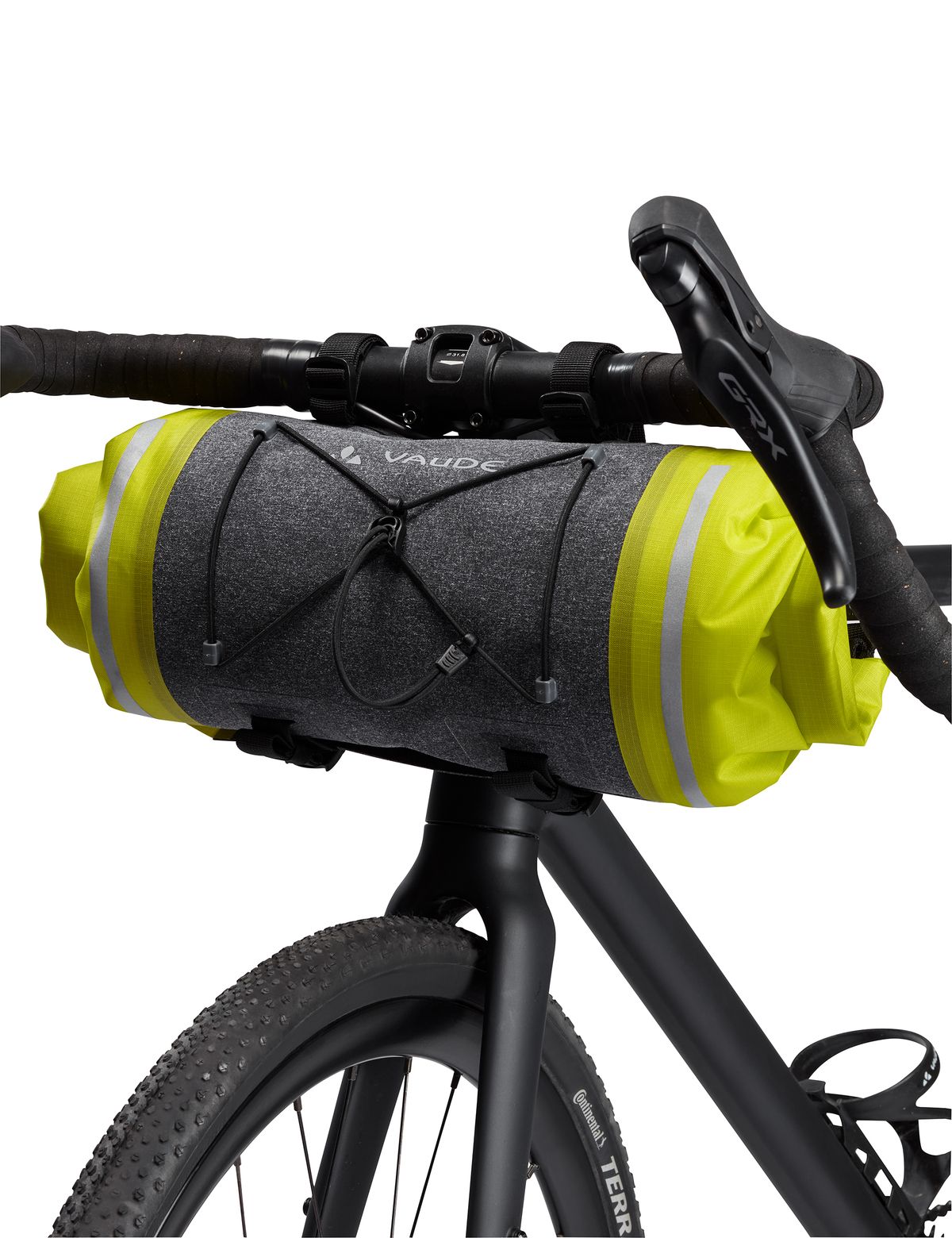 Vaude Trailfront Compact Bikepacking-Tasche Hellgrün/Schwarz