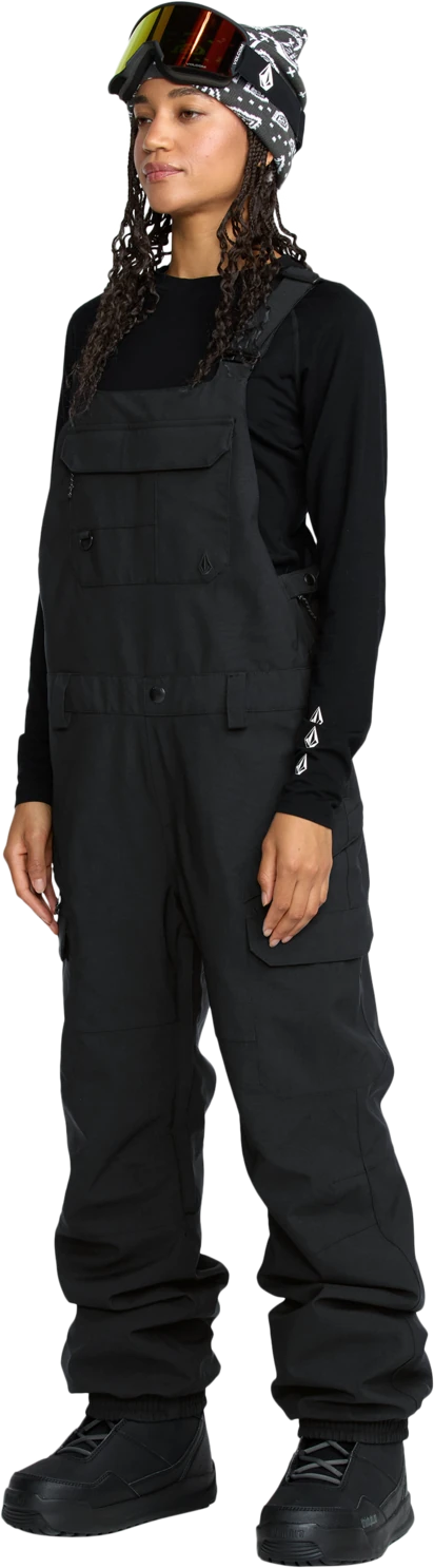 Volcom CRESTON 3D STRETCH BIB OVERALL pantalón mujer detail 2 | Black