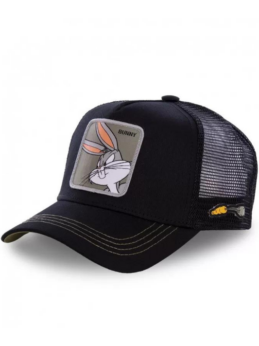 Capslab x Looney Tunes Bugs Bunny Trucker Cap – Schwarz