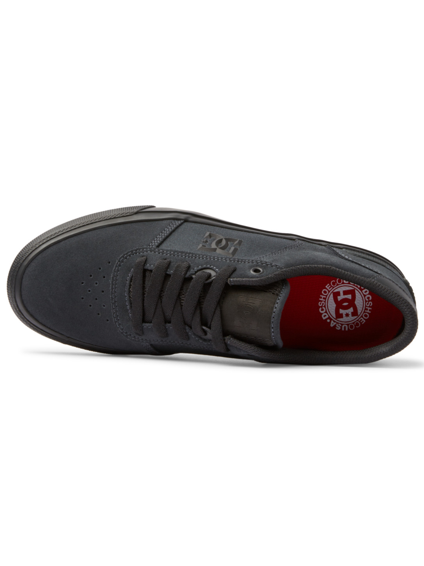 DC Shoes Tênis Teknic S - Cinza/Preto/Cinza