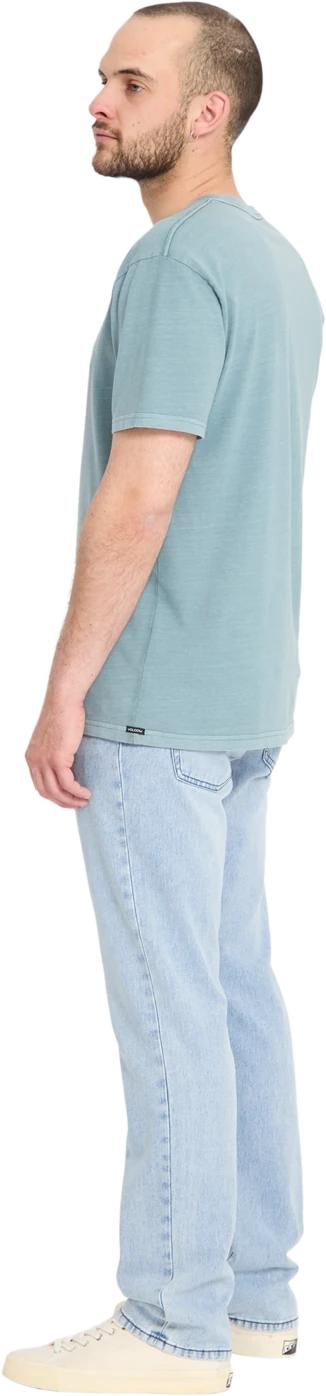 Volcom SOLVER DENIM pantalón tejano hombre detail 4 | Worn Light Blue