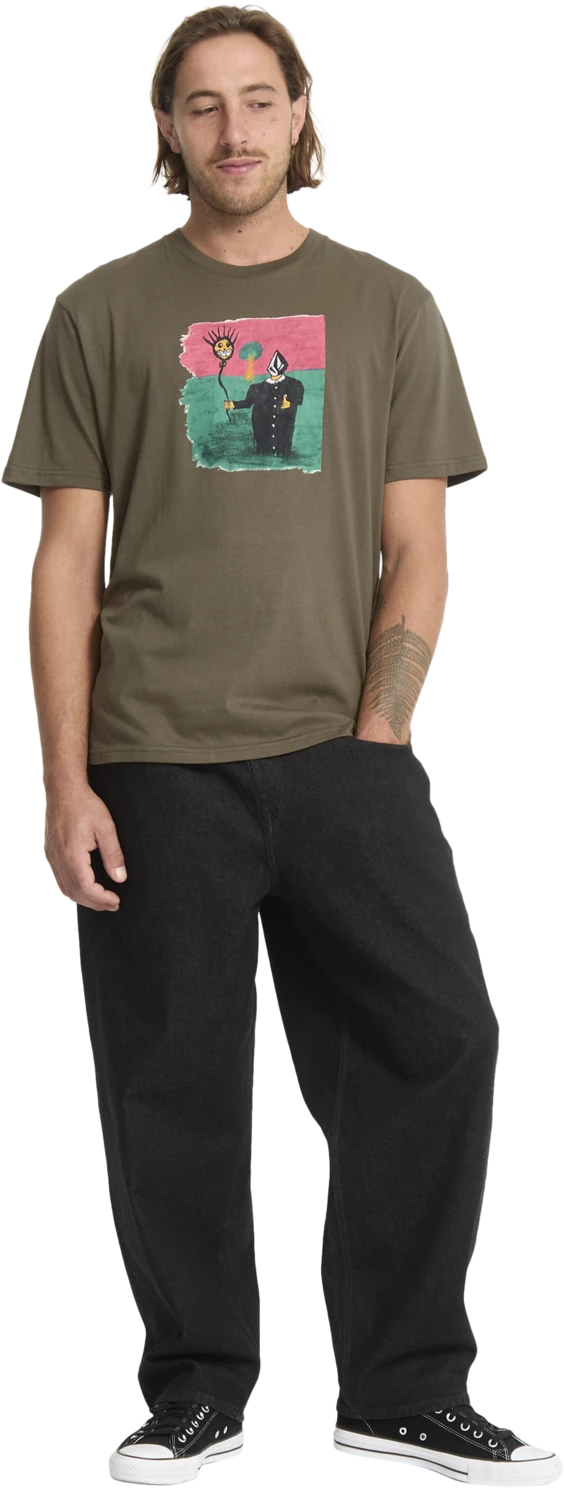 Volcom Issam camiseta manga corta hombre detail 3 | Sage Leaf