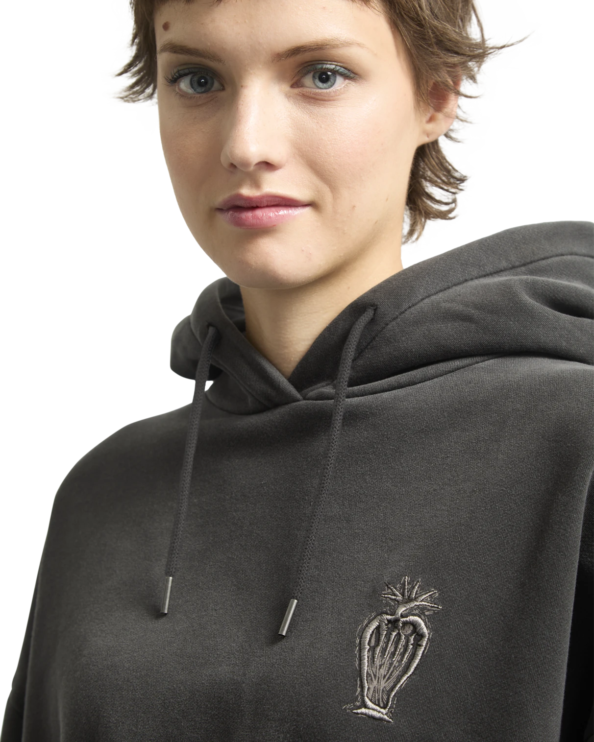 Volcom FA Vaderetro sudadera con capucha mujer detail 2 | Vintage Black