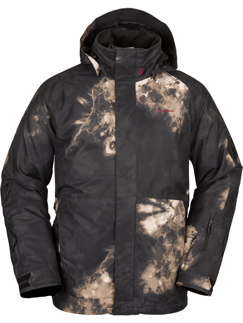 Volcom Iconic Stone Insulated Jacket Snowboard Jacket - Bleach Black | WINTER 24 | surfdevils.com