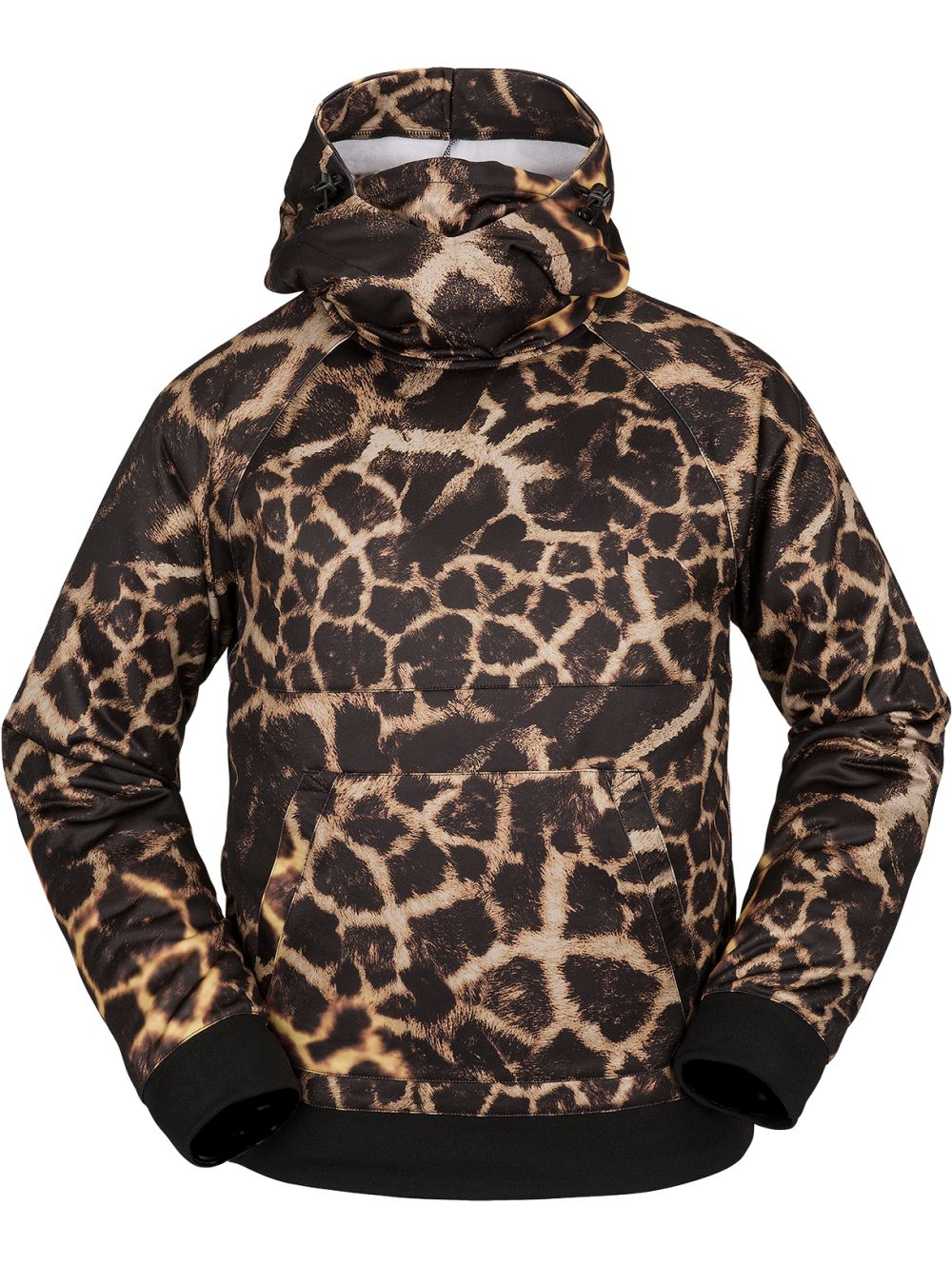 Volcom Hydro Riding Hoodie Snow Sweatshirt - Gold Giraffe