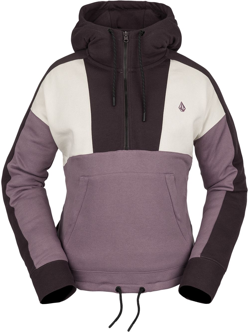 Volcom VLCM Anorak Hoody Women's Snow Sweatshirt - Rosewood