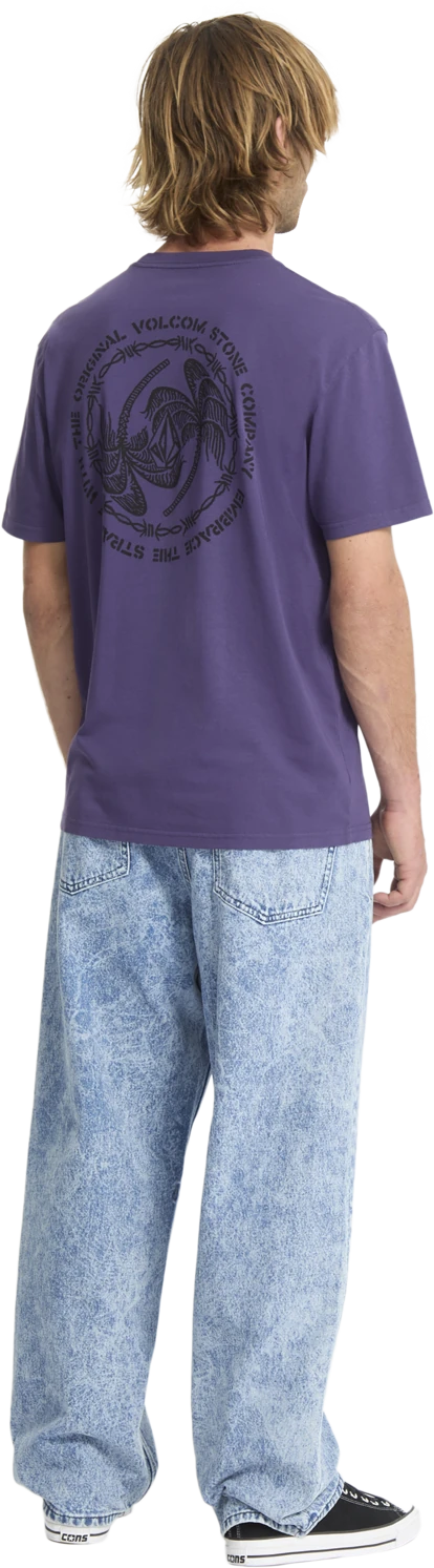 Volcom Circlepalm camiseta manga corta hombre detail 3 | Dark Purple