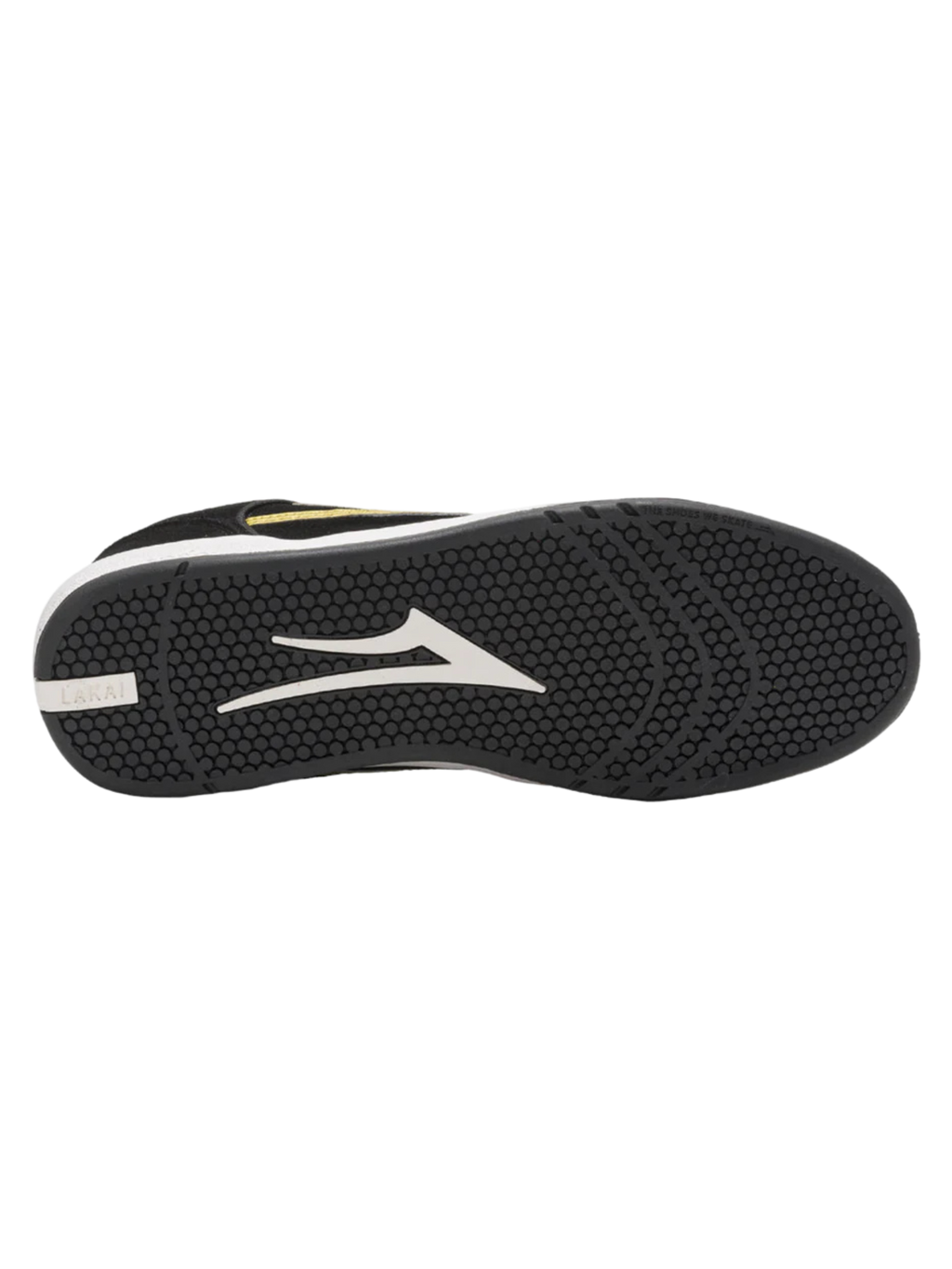 Zapatilla Lakai Telford Low Black Gold Suede