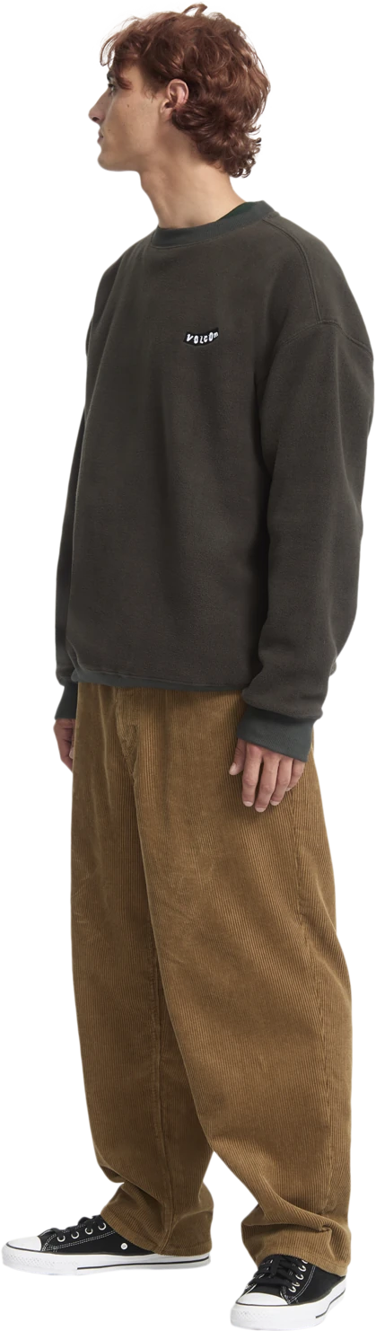 Volcom Too Kool Lse sudadera hombre detail 6 | Rinsed Black