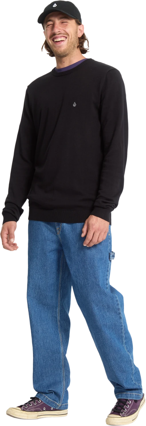Volcom Uperstand jersey hombre detail 3 | Black