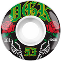 DGK DGK 53mm 101A Immortal ruedas del monopatín | White
