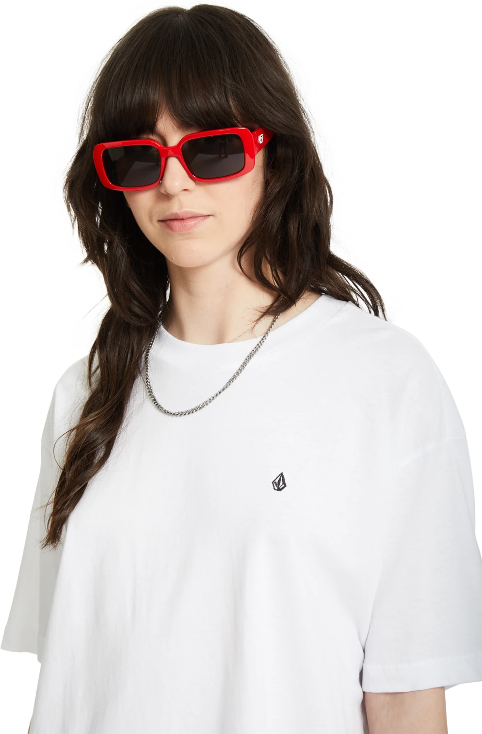 Volcom Stone Blanks Up camiseta manga corta mujer detail 2 | White