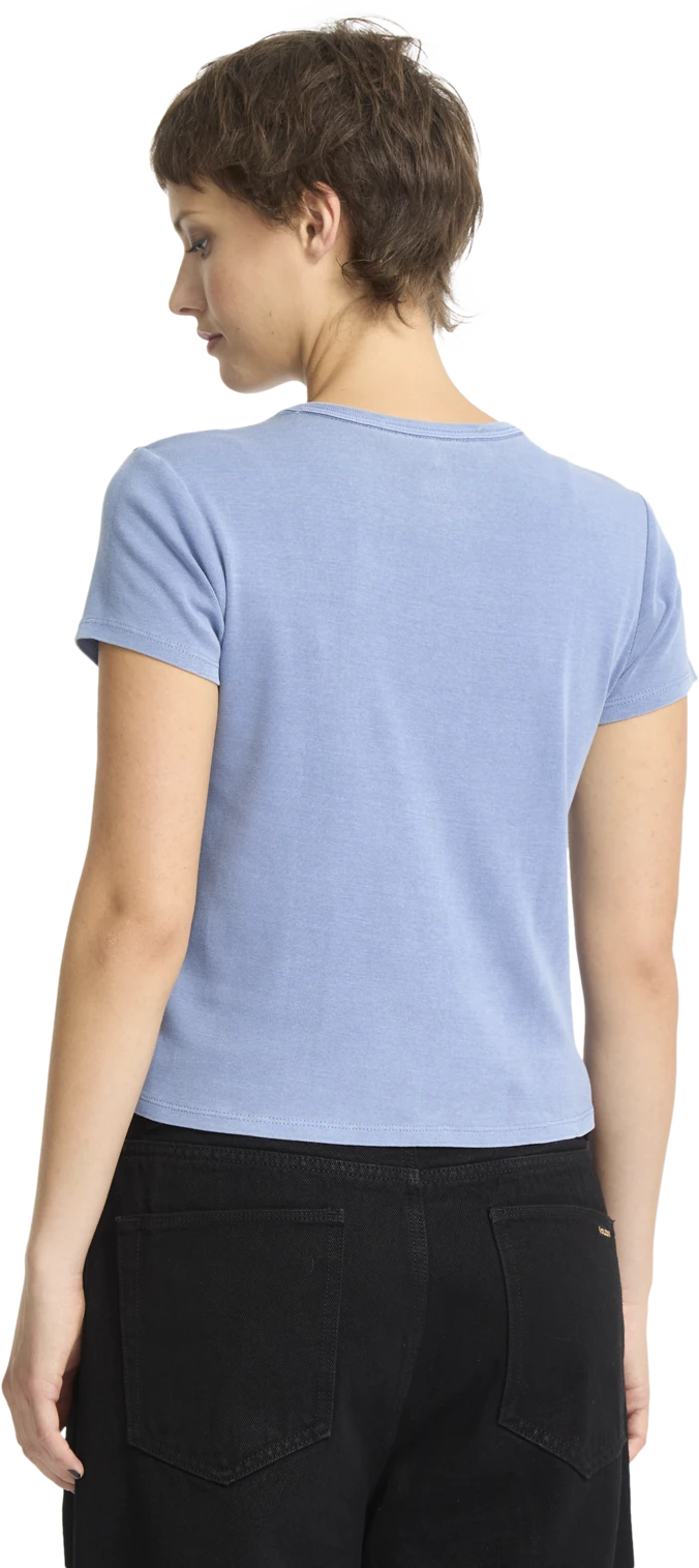 Volcom Have A Clue camiseta manga corta mujer detail 1 | Carolina Blue