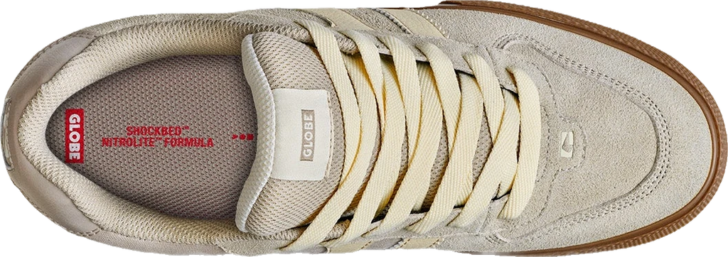 Globe Encore-2 calzado hombre detail 1 | Grey/Tobacco Gum
