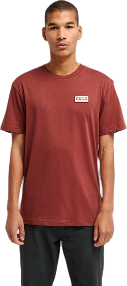 Rvca Old West Camiseta de manga corta camiseta manga corta hombre | Rojo