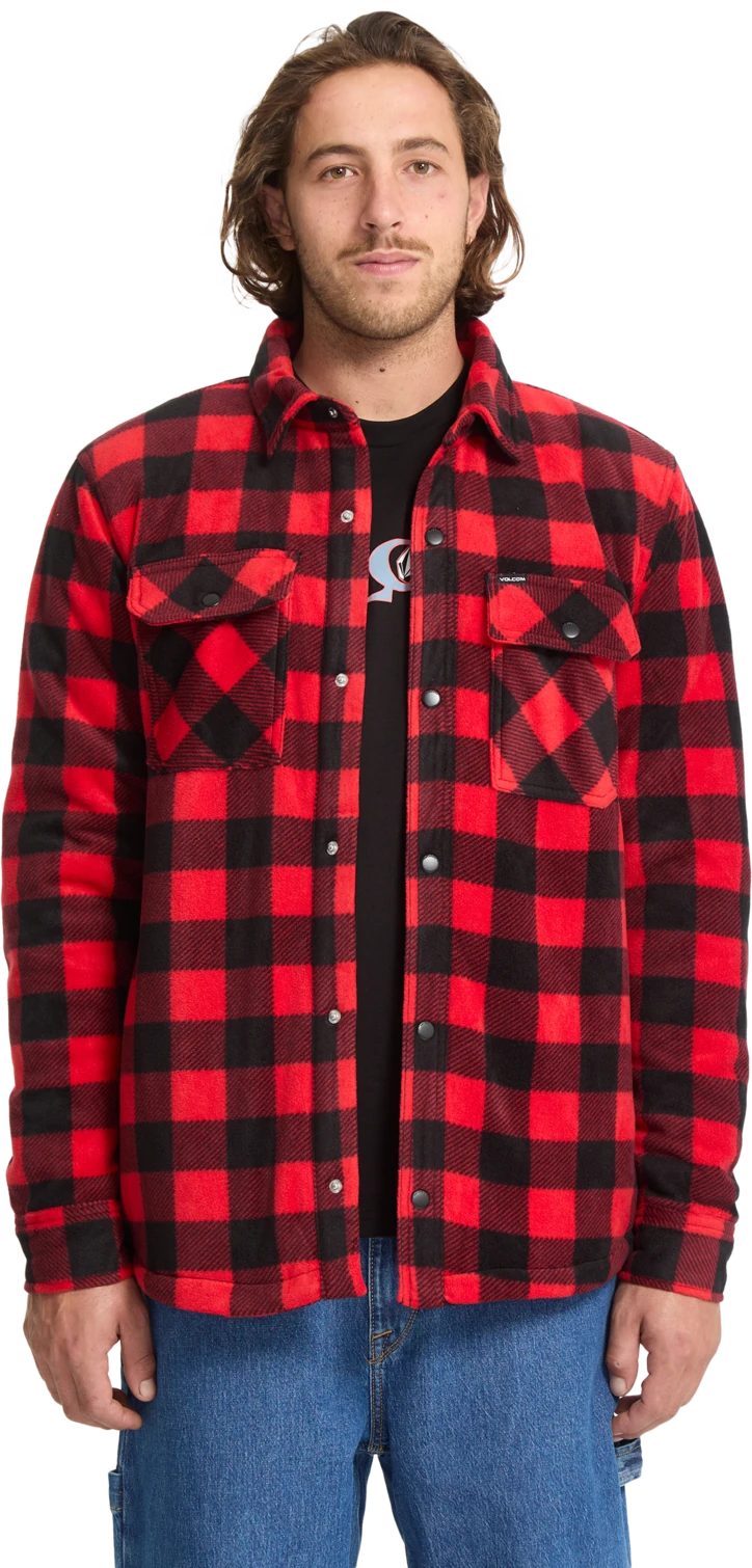 Volcom Bowered sudadera hombre | Lifeguard Red