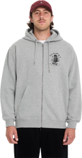 Volcom CATASTROPHY ZIP sudadera con capucha hombre | Heather Grey
