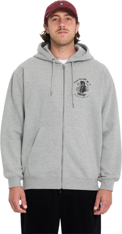Volcom CATASTROPHY ZIP sudadera con capucha hombre | Heather Grey