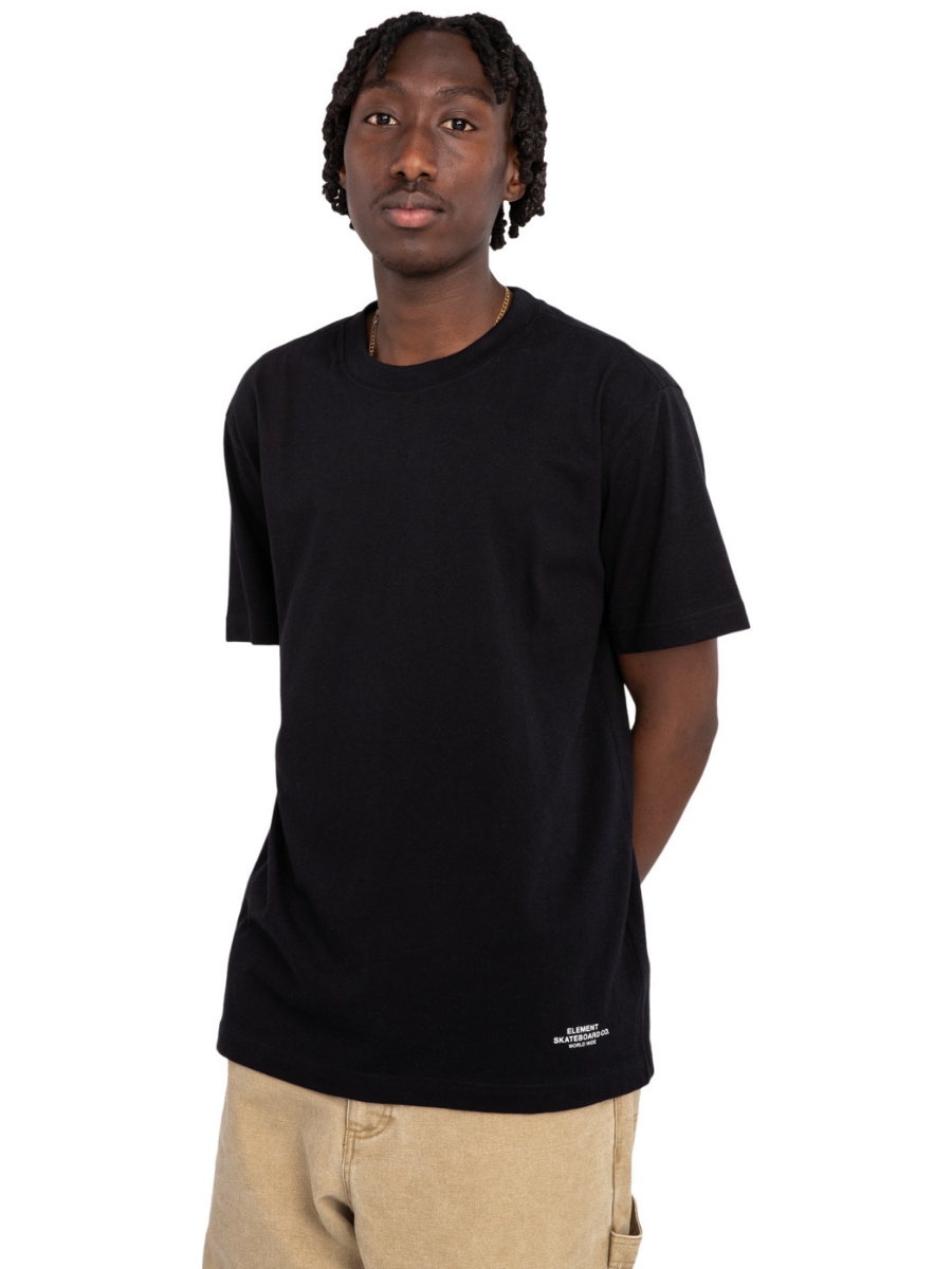 Element Skateboards Co Short Sleeve T-Shirt - Flint Black