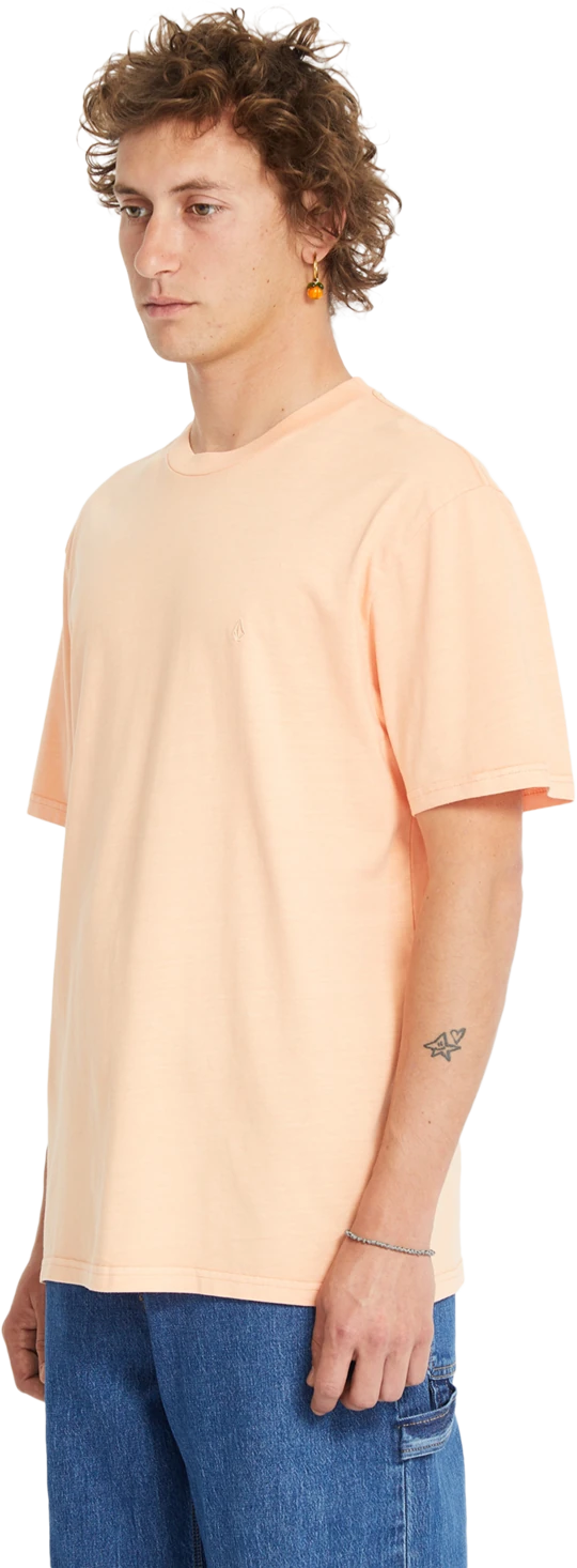 Volcom Solid Stone Emb camiseta manga corta hombre detail 6 | Pale Peach