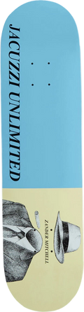 Jacuzzi Skateboards Jacuzzi Zander Mitchell Fedora Tabla de Skate 8.125" tablas de monopatín | Light Blue