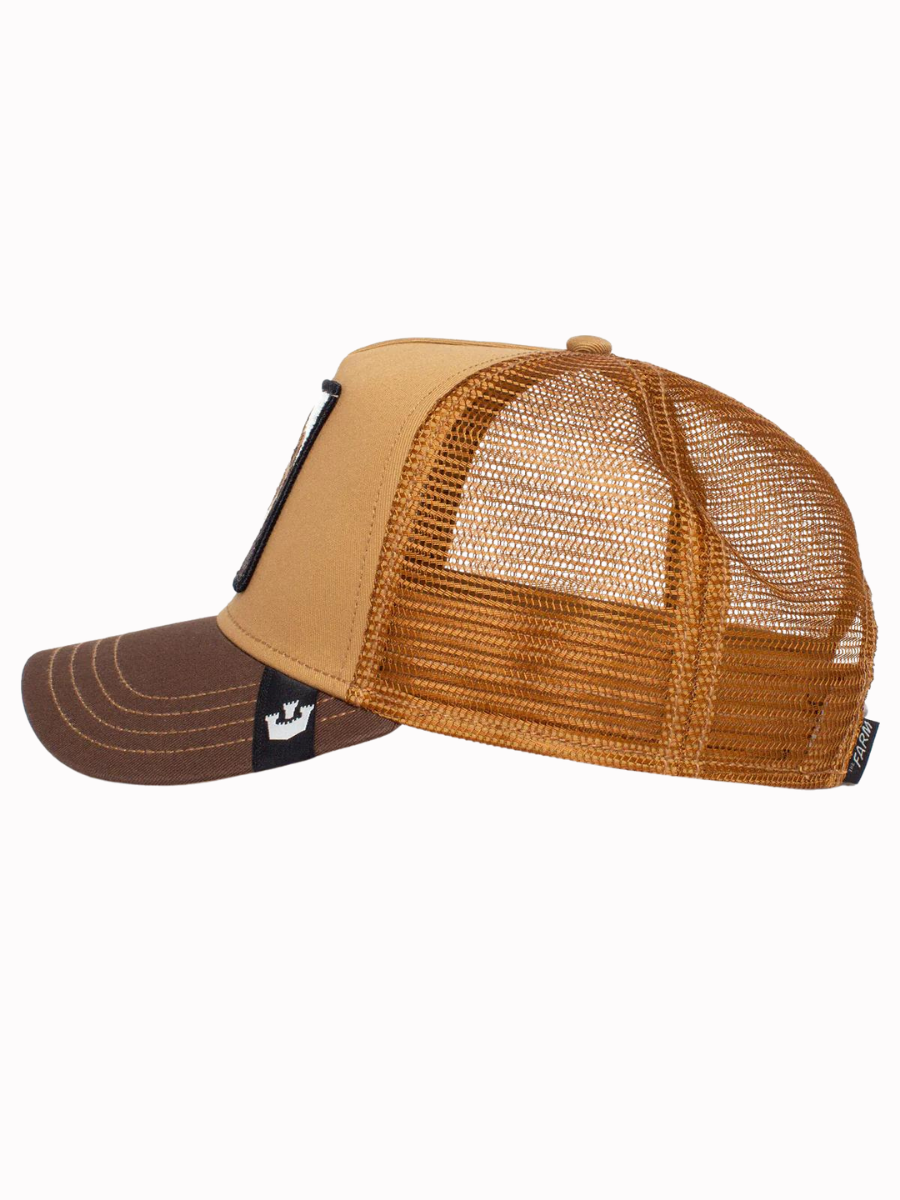 Goorin Bros The King Lion Trucker Cap – Whiskey