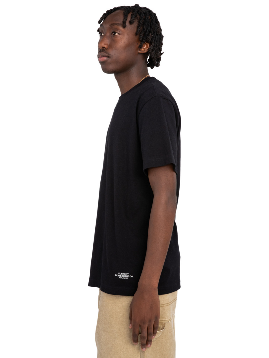 Element Skateboards Co Short Sleeve T-Shirt - Flint Black