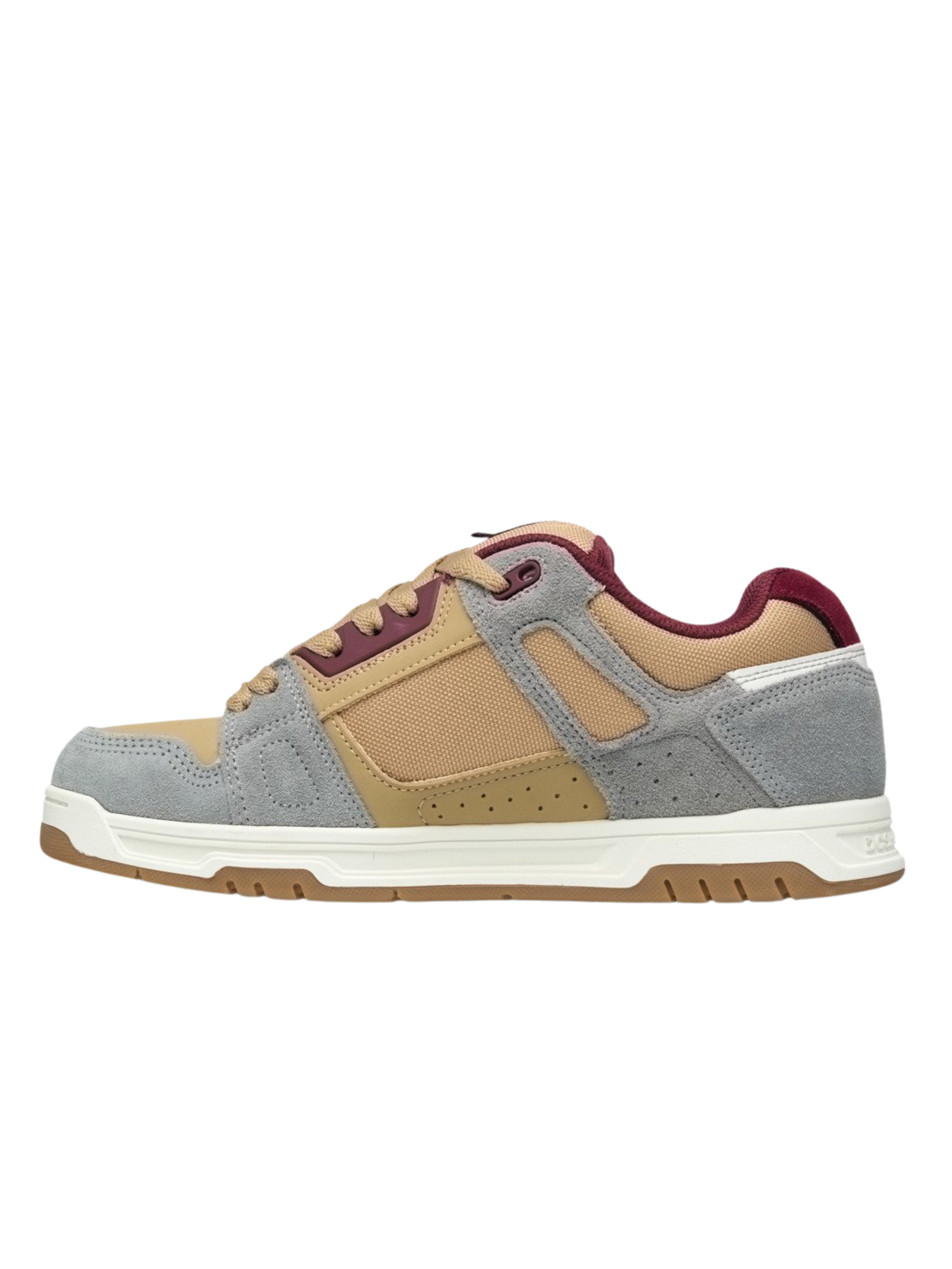 Chaussures DC Stag | Tan/Grey/Dark Red