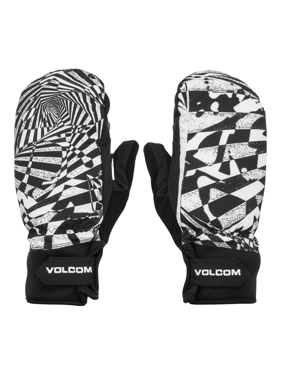 Moufles de snowboard Volcom V.CO Nyle - Noir Blanc