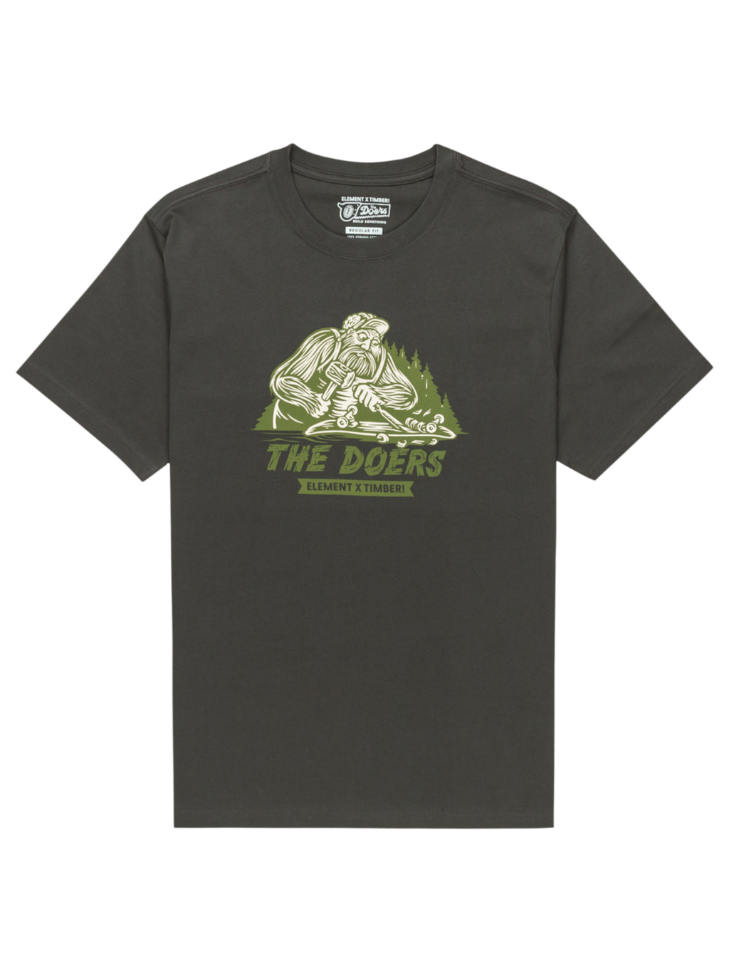 Camiseta Element Timber Shaper - Off Black