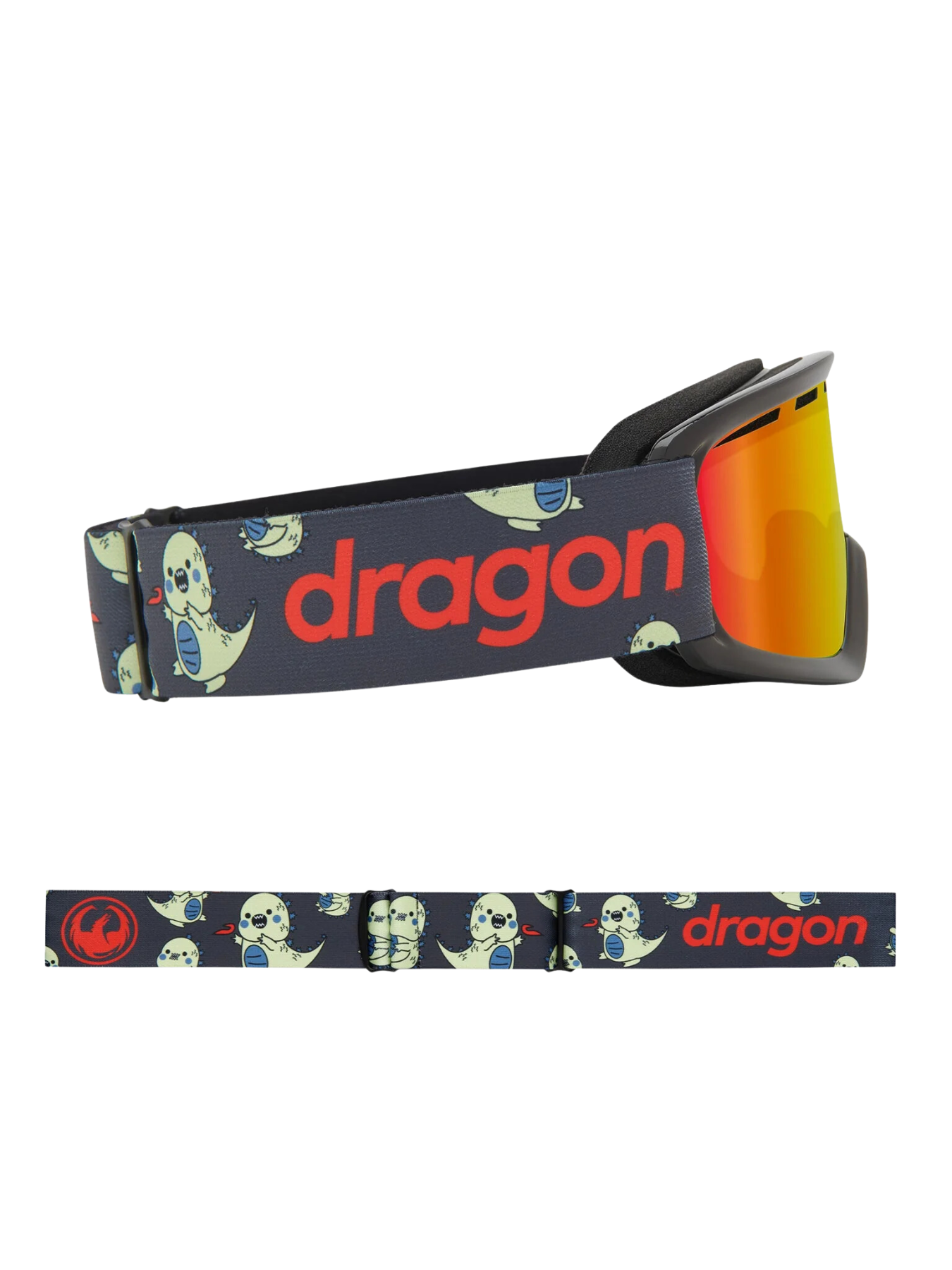 Gafas de ventisca Dragon LIL D - Lil Kaiju Lumalens Red Ionized Lens